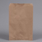 Flat Merchandise Bags. Natural Kraf